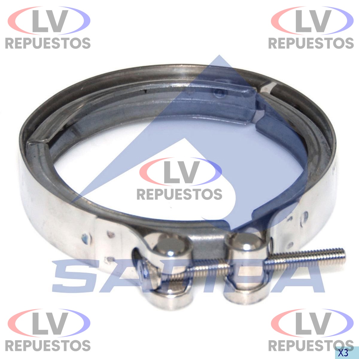 ABRAZADERA MANGUERA INTERCOOLER SC124 SAMPA