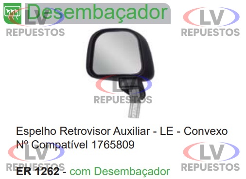 ESPEJO AUXILIAR RETROVISOR LI C/ DES. S4/S5 FABBOF