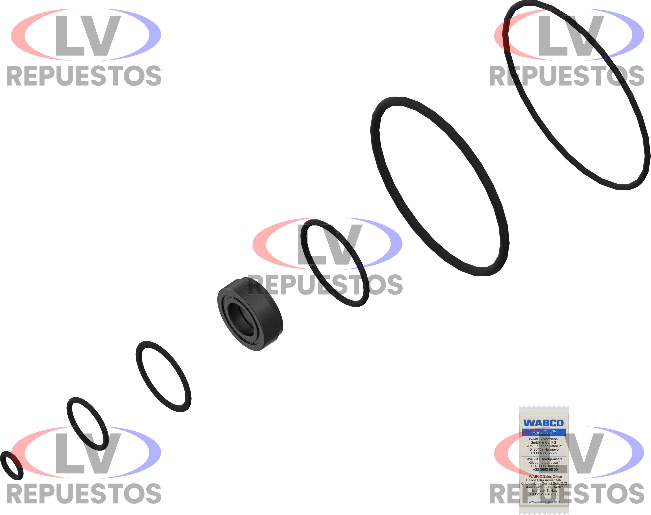 REPARO VALVULA RELE SC-113 WABCO