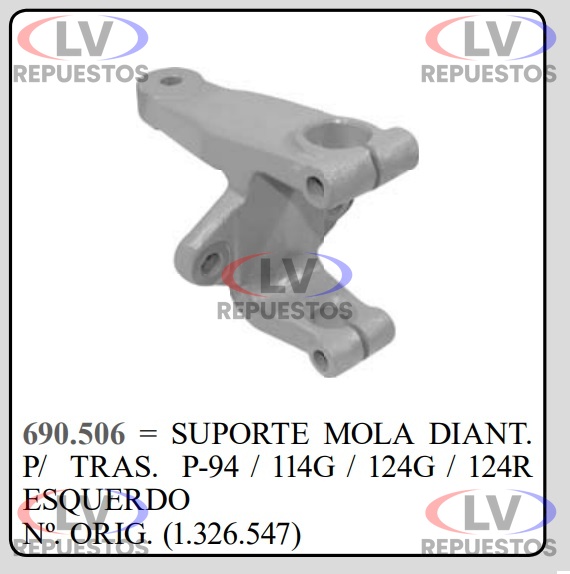 SOPORTE ELASTICO TR LI TIPO H SC S4 FAMA