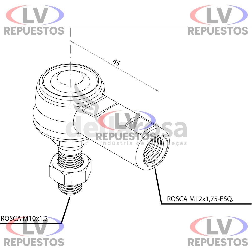 MU�EQUIN TIRANTE PALANCA DE CAMBIO LI SC S3/S4 DELLAROSA