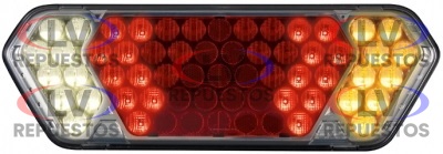 FARO SE�ALERO CARRETA GUERRA LED LD CROMADO DIAMOND I BRASLUK
