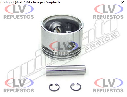 PISTON COMPRESOR AIRE S/ ARO VARGA 70MM 0.50 QUINELATO