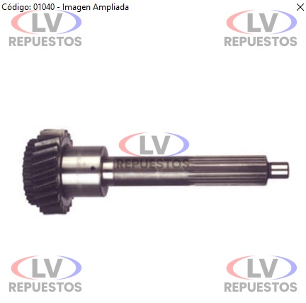 EJE DE MANDO CAJA GR871 23D/28E S/ SEGURO MOTO PECAS