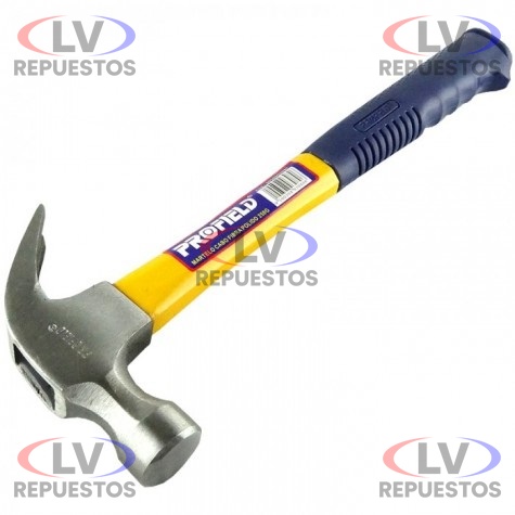 MARTILLO U�A MANGO FIBRA 25MM 350GR TATOOLS