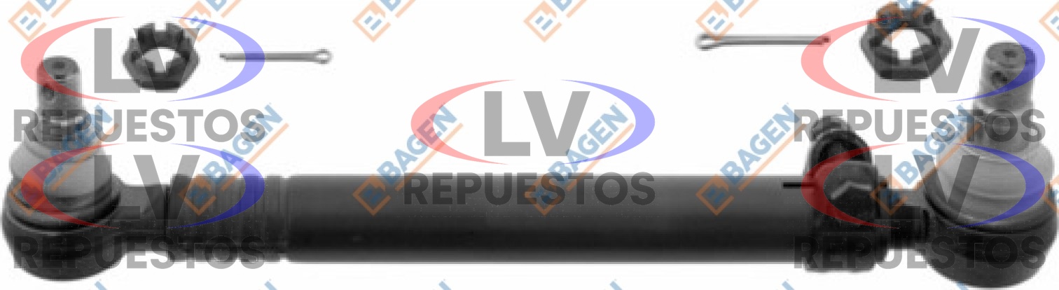 BARRA DIRECCION CORTA EJE DOBLE 438MM SC S4/S5 BAGEN